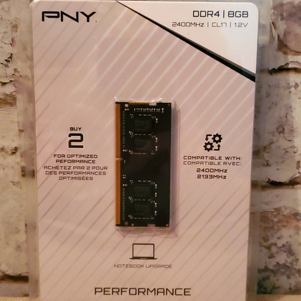 PNY 8GB 2.4GHz Laptop Memory